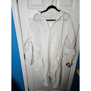 Unbranded Long White Shirt Size Large